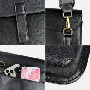 Luxury Brand Genuine Leather Shoulder Bag Men Crazy Horse Cowhide Crossbody Messenger Bags Women Retro Trend Satchel Pack - AliExpress Men's Bags