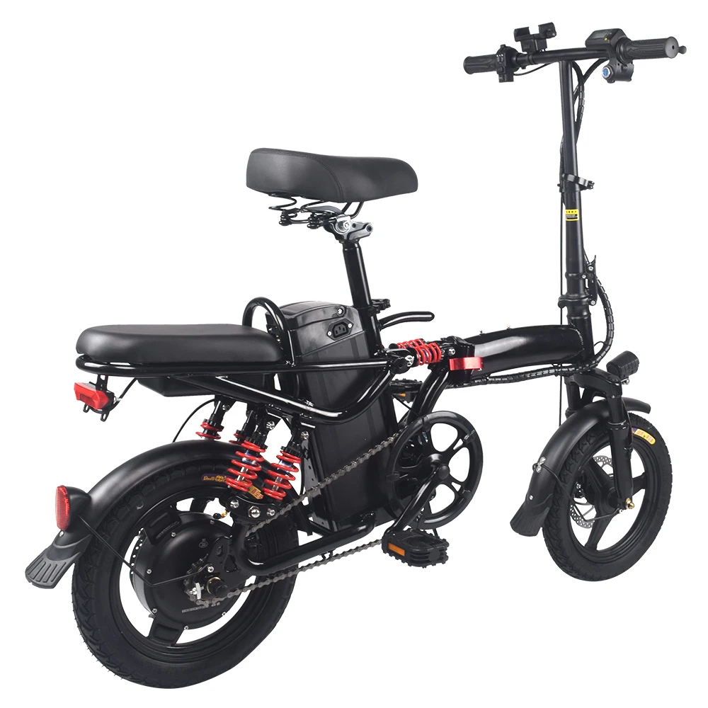 48V 240W Folding Electric Bike for Women | 14" Compact City Ebike with 12Ah Battery, Mini Moped Bicycle - AliExpress Motorcycle & ATV