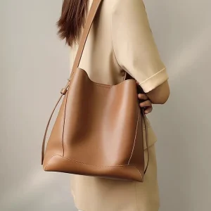 Persian Danz Large Capacity Casual Tote Bag Women's Handbag Simple Shoulder Handbag Crossbody Bag Pure Color Leather Bag - AliExpress Women's Handbags