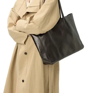 Minimalist Fashion Simple Genuine Leather Women Commuter BagHandbag Big Real Leather Tote Underarm Shoulder Bag New - AliExpress Women's Handbags