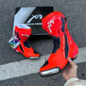MOCHA KNIGHT SH109 Motorcycle Racing Boots CE Certified Breathable Waterproof Double-Layer Track Boots for Men Women - AliExpress Motorcycle Equipments