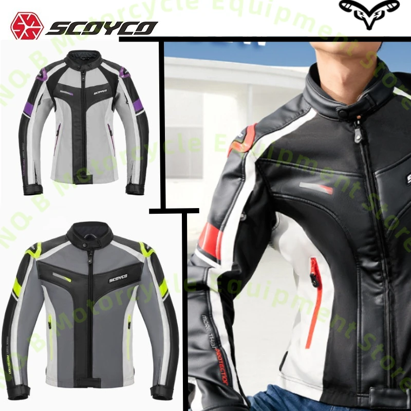 Scoyco Spring Summer Motorcycle Riding Jacket Breathable Anti Fall Slim Motorbike Racing Suit Couples For Men Women - AliExpress Motorcycle Equipments