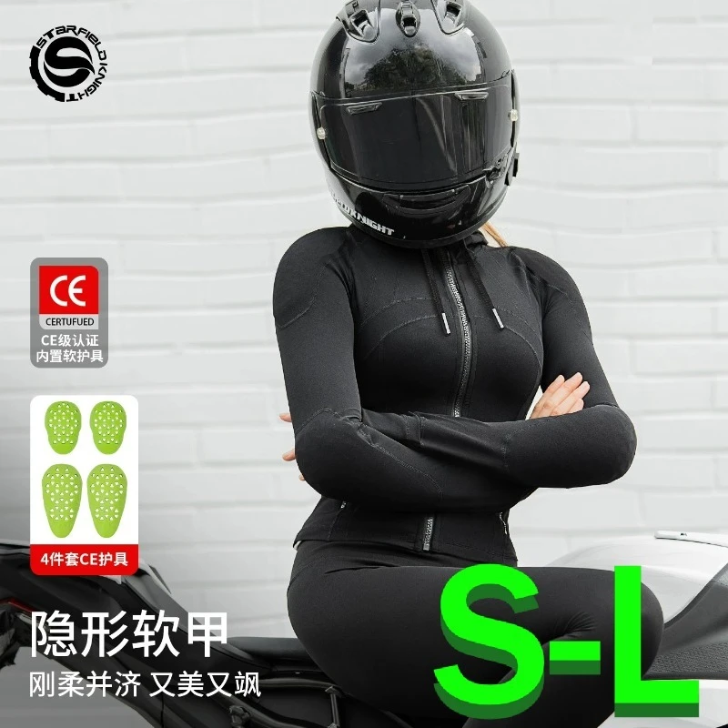 Motorcycle riding clothes armor clothes women spring summer breathable slim ski protection SKJ870 - AliExpress Motorcycle Equipments