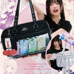Japanese Original Black Large-capacity JK Commuter Uniform Shoulder Bag Women's Two-dimensional Comic Exhibition Lta Bag Female - AliExpress Men's Bags