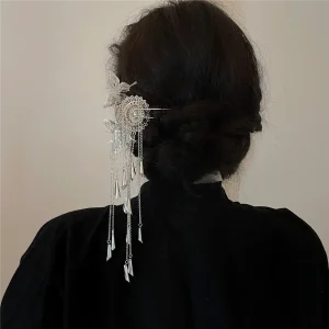 U Shape Hair Pin with Metal Butterfly Tassel Long Vintage Hanfu Hair Stick for Women Traditional Daily Wear Premium - AliExpress Hair Care & Styling