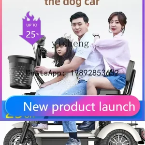 II2-27 electric tricycle household small parent-child pick-up and drop-off children elderly scooter women's folding lightweight - AliExpress Motorcycle & ATV