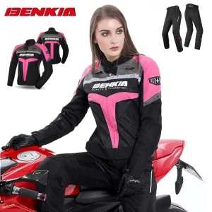 BENKIA Motorcycle Jacket & Pants Set Men Women Summer Breathable Racing Protective Slim Fit - AliExpress Motorcycle Equipments