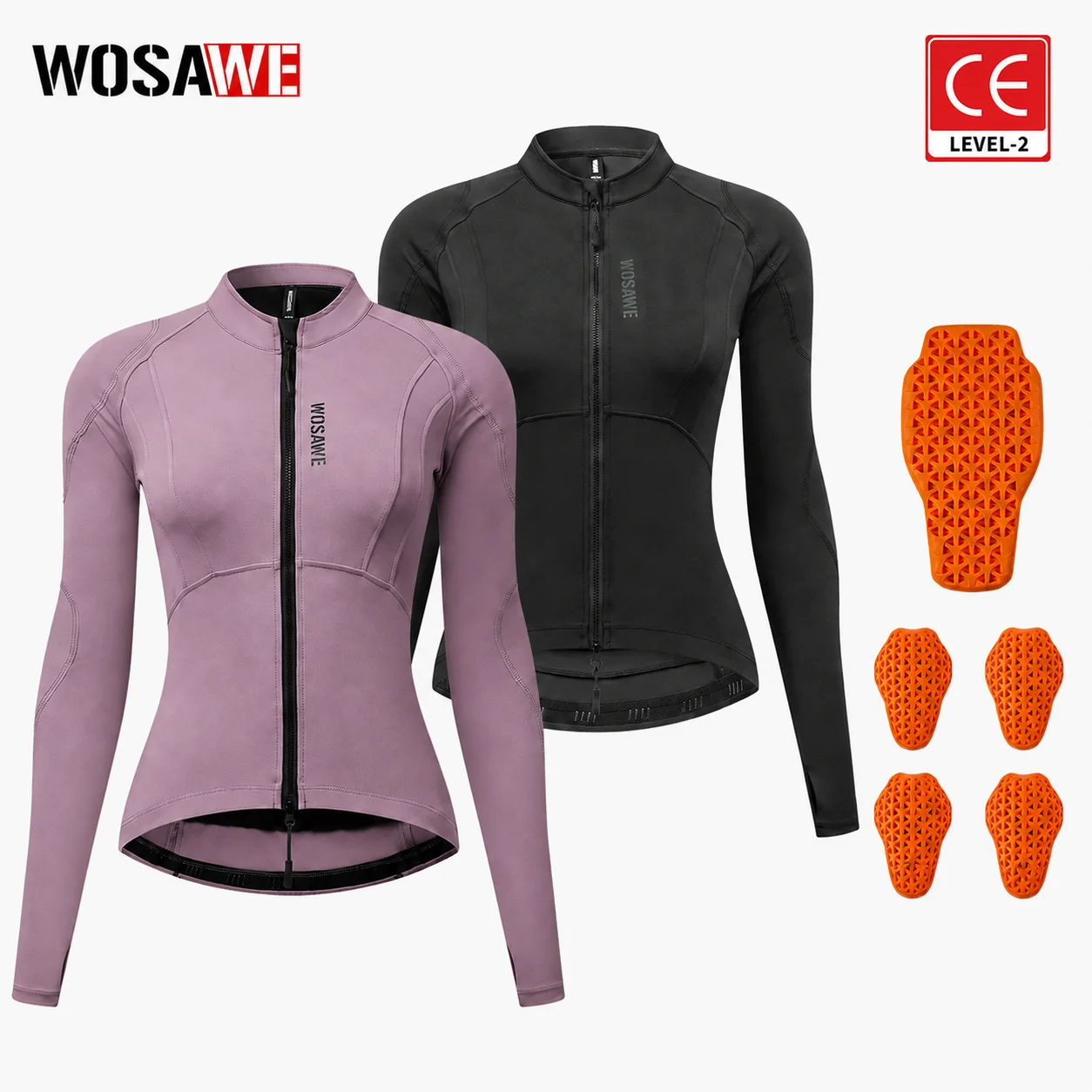 WOSAWE Women Motorcycle Jacket Body Armor CE Certified Summer Downhill Motocross Riding Clothing Protection Racing Reflective - AliExpress Motorcycle Equipments