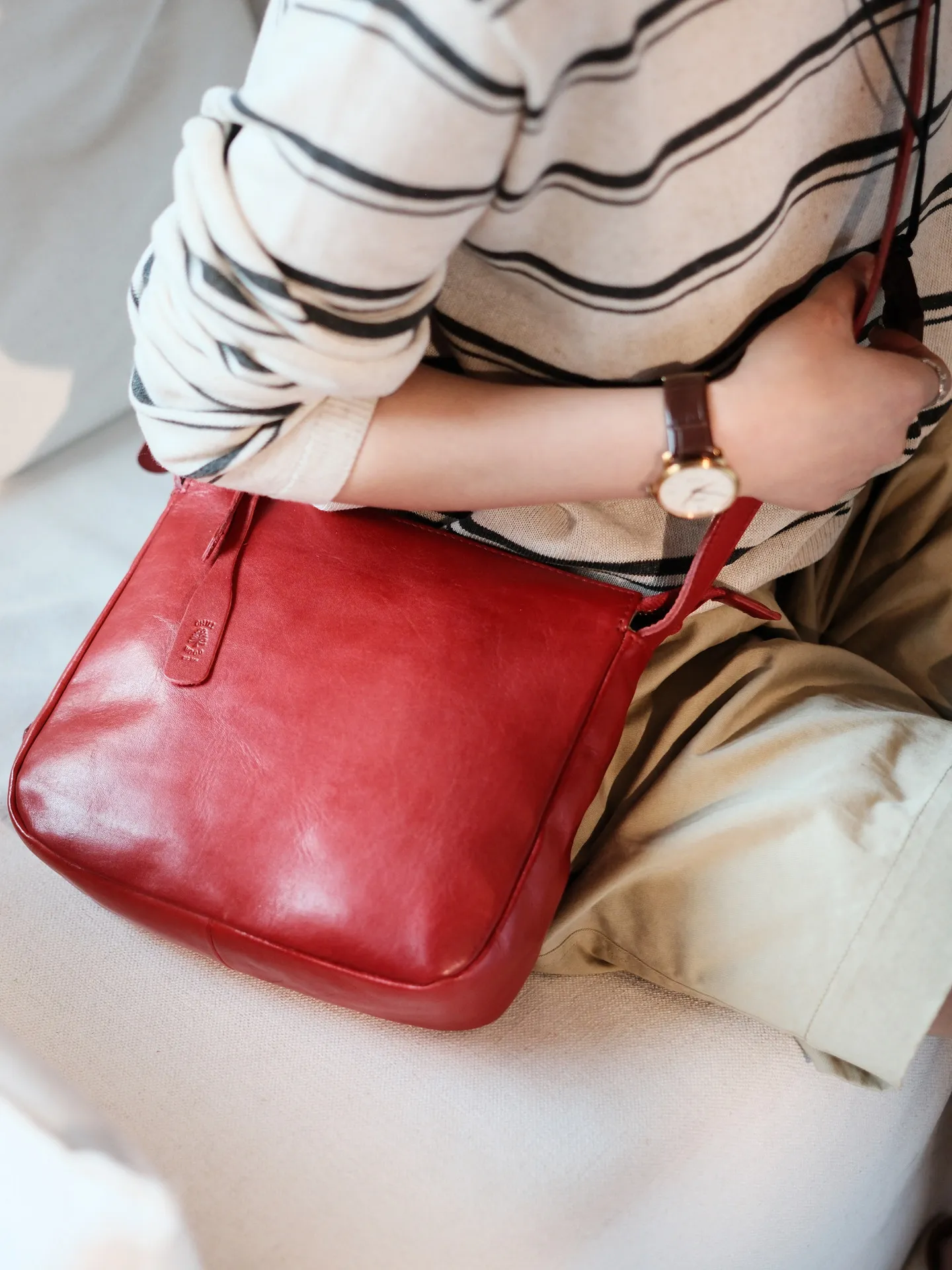 Organizers designers handmade genuine leather women's red crossbody bag outdoors party luxury real cow leather shoulder bag - AliExpress Women's Handbags