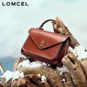 LOMCEL 27 designed leather handbag made of genuine cowhide. High-end, simple and fashionable. Suitable for women for carrying - AliExpress Women's Handbags