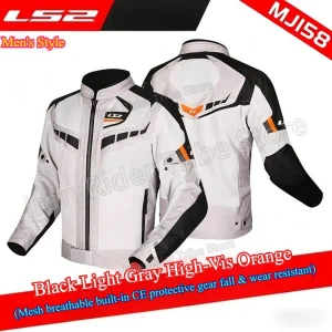 LS2 MJ158 Summer Motorcycle Jacket Men Women CE Class A Certified 3D Mesh Breathable Biker Racing Riding Gear - AliExpress Motorcycle Equipments