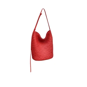 Luxury Women's Shopping Bag New High-end Hand-woven Leather Bucket Bag Large Capacity Shoulder & Crossbody Bag Commuter Tote Bag - AliExpress Women's Handbags