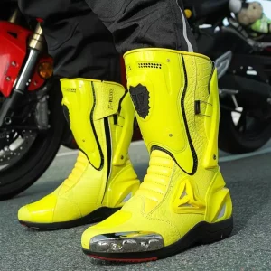 38-47 Anti Fall Motocross Boots Wear-resistant Motorcycle Boots Men's Women Racing Boots Safe Riding Equipment Rally Shoes - AliExpress Motorcycle Equipments