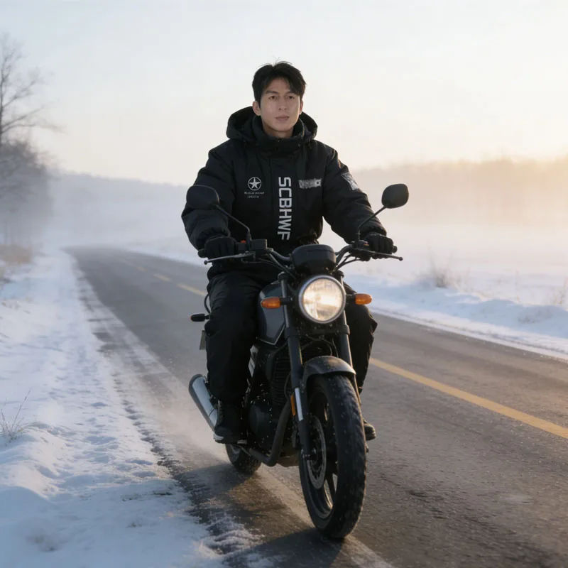 Winter Waterproof Motorcycle Ski Suit Thick Fleece Jumpsuit Jackets Clothes Cold Resistant Cycling Riding Accessories Men Women - AliExpress Motorcycle Equipments
