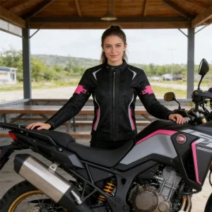 Women Motorcycle Riding Jacket Summer Breathable Motorbike Armor Coat 5 Protective Pads & Waterproof Liner Accessories for Lady - AliExpress Motorcycle Equipments