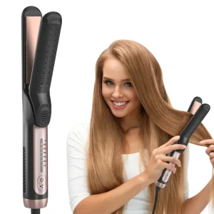 Cool Air Hair Straightener & Curler - Two-in-One, Hair-Straightening and Curling Iron - Gentle on Hair, Women's - AliExpress Hair Care & Styling