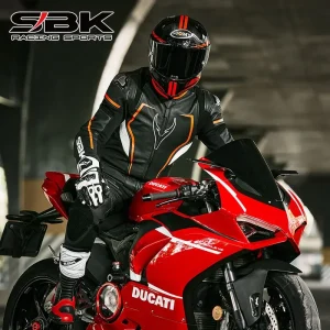 SBK One-piece Leather Racing Suit, Racing Track Motorcycle Suit, Men's Anti Fall Heavy Motorcycle Suit, Four Season Women's Suit - AliExpress Motorcycle Equipments