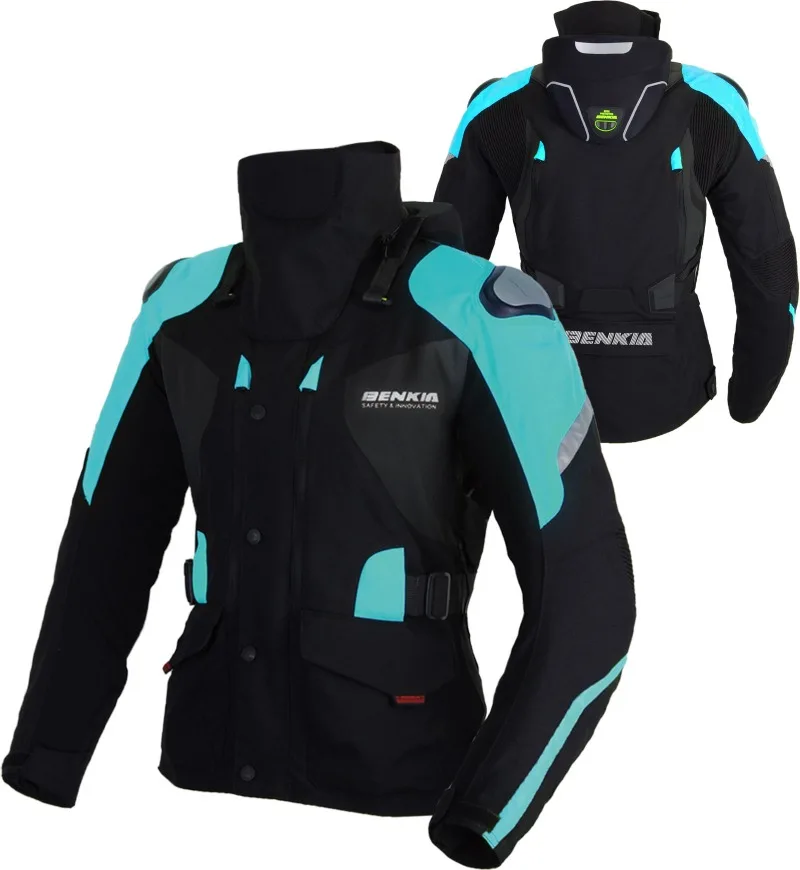 BENKIA W10 CE Certified Women's Motorcycle Rally Suit Windproof Waterproof Warm Autumn Winter With Protectors Traje Moto Gear - AliExpress Motorcycle Equipments