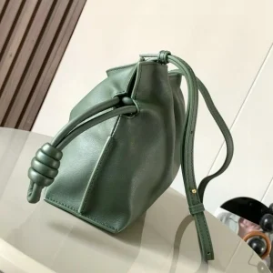 Minimalist Drawstring Bucket Crossbody Bag For Women Dark Green Soft Faux Leather Knot Detail Adjustable Strap Lightweight Dating Small Shoulder Purse - AliExpress Women's Handbags