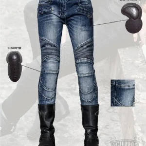 Uglybros Motorcycle Motorpool Jeans Womens Pantshigh Elastic Motorbike Riding Rider Racing Pants With Protective - AliExpress Motorcycle Equipments