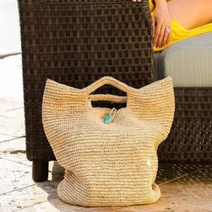 New Environmentally Friendly Paper Grass Hand Woven Grass Bag Leisure Handbag Beach Oversized Grass Woven Bag Vacation Women Bag - AliExpress Women's Handbags