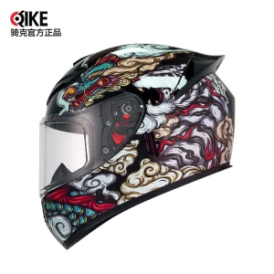 Qike Full-Face Helmet for Men & Women, Safety Helmet for E-bikes and Motorcycles with Built-in Bluetooth - AliExpress Motorcycle Equipments