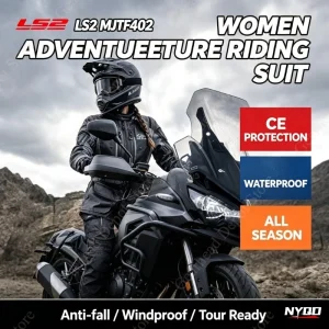 LS2 MJTF402 Women Motorcycle Adventure Riding Suit CE Protective Anti-fall Waterproof All Season Motorbike Travel Tour Gear - AliExpress Motorcycle Equipments