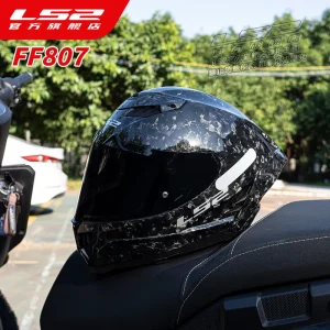 LS2 FF807 Carbon Fiber Dual Lens Full Face Helmet Anti-fog Large Spoiler All Season Motorcycle Helmet For Men Women - AliExpress Motorcycle Equipments
