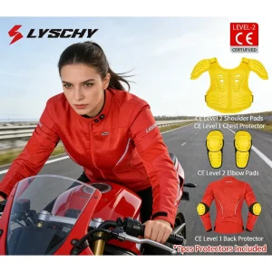 Women's Mesh Motorcycle Riding Jacket Summer Breathable Anti-fall CE Protective Ladies Biker Motorbike Gear All Season - AliExpress Motorcycle Equipments