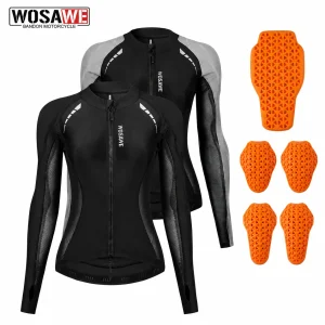 WOSAWE Women Motorcycle Jacket Summer Breathable Motorbike Riding Shirt with Protective Pads Reflective Full Zip Moto Gear - AliExpress Motorcycle Equipments