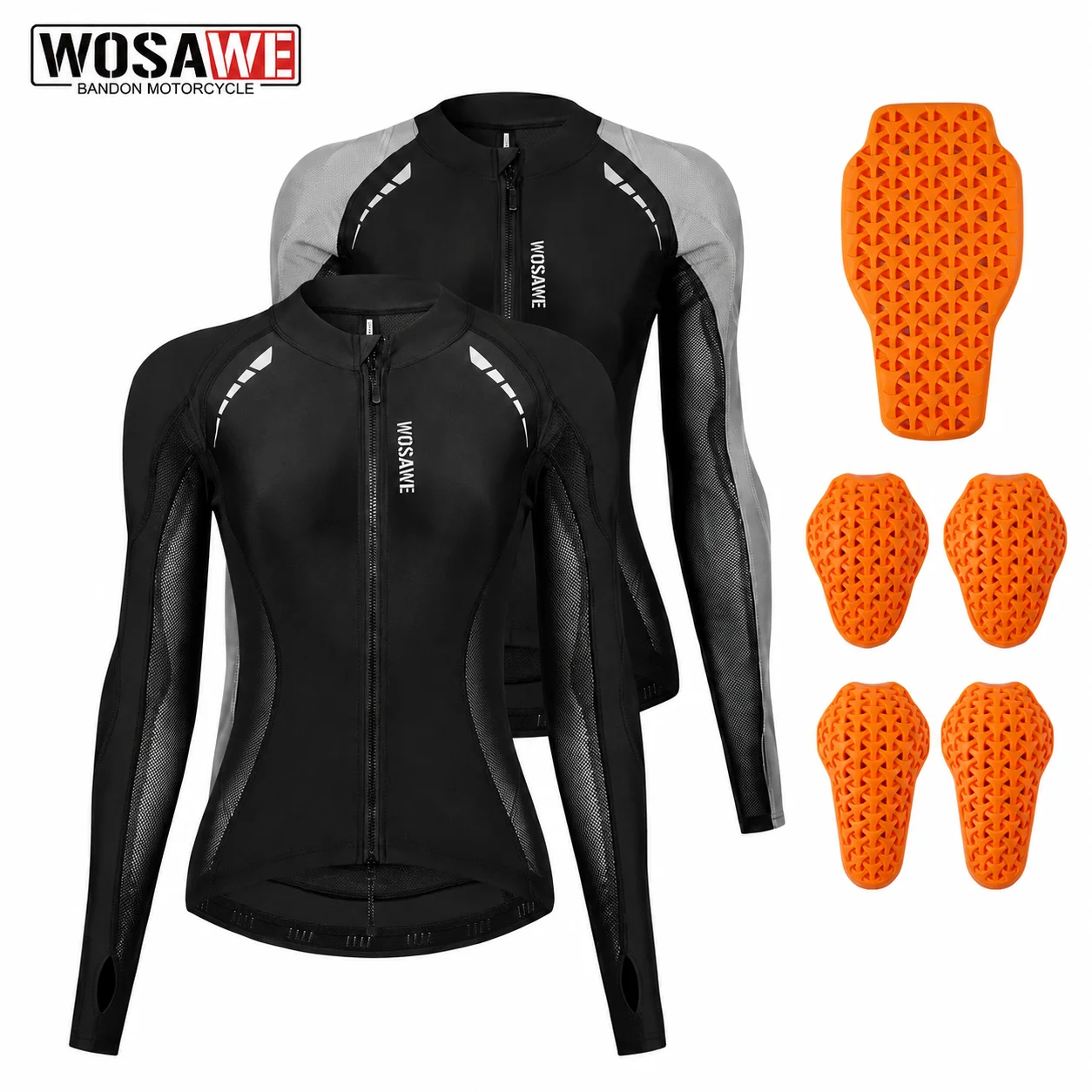 WOSAWE Women Motorcycle Jacket Summer Breathable Motorbike Riding Shirt with Protective Pads Reflective Full Zip Moto Gear - AliExpress Motorcycle Equipments