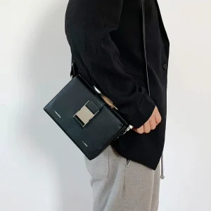 New Men's and Women's Premium Black Messenger Bags, Cowhide Trendy Fashion Shoulder Backpacks, Handbags - AliExpress Men's Bags