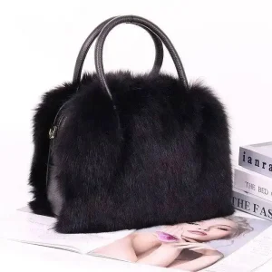 Real Fox Fur Bag Winter Women's Plush Clutch Fashion Raccoon Fur Tote Single Shoulder Bags Crossbody Bags Party Handbag Women - AliExpress Women's Handbags