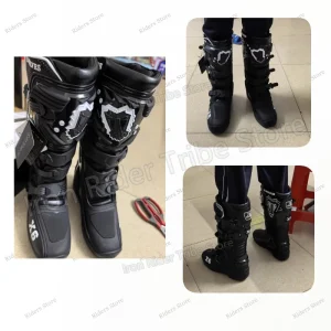 Protective Motorcycle Boots for Men Women Mid-Calf Ankle Support Anti-Slip Racing Riding Boots Motorbike Moto Off-Road Equipment - AliExpress Motorcycle Equipments