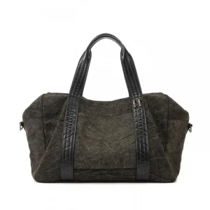 European / American Retro Pleated Denim Canvas Women's Bag Simple And Casual Versatile Super Large Capacity Single Shoulder Bags - AliExpress Women's Handbags