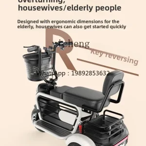 TQH electric tricycle lithium battery household pick-up and drop-off children small women parent-child with baby transport - AliExpress Motorcycle & ATV