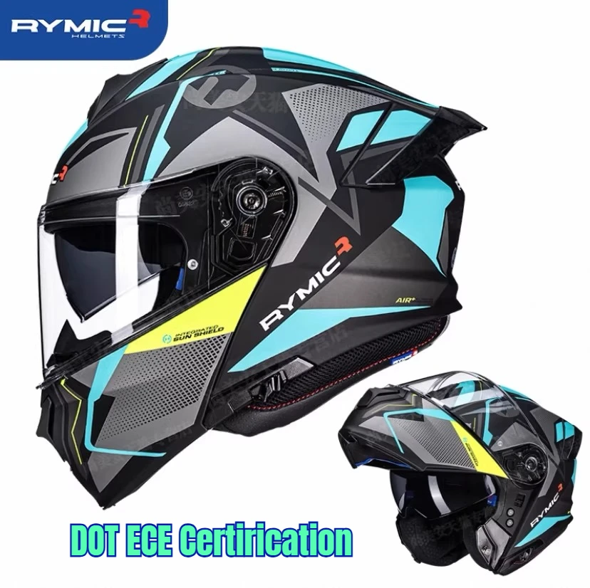 Motocross Racing Flip Up Helmet with Dual Lens Casco Para Motos Full Helmet, ECE DOT Approved Capacete Men Women Modular Helmet - AliExpress Motorcycle Equipments