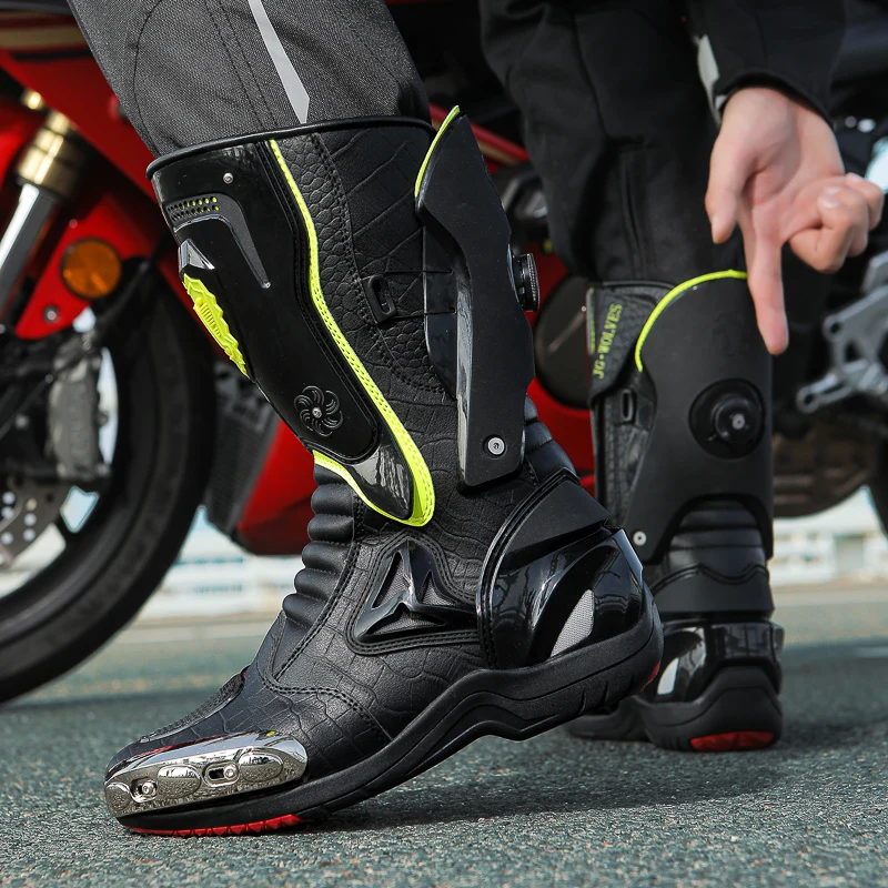 Waterproof Motorcycle Boots Men Winter Outdoor Motorcycle Protective Boots Motorbike Riding Shoes Women Anti-slip Racing Sneaker - AliExpress Motorcycle Equipments