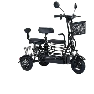 CX electric tricycle household small pick-up women's parent-child folding transportation battery car - AliExpress Motorcycle & ATV