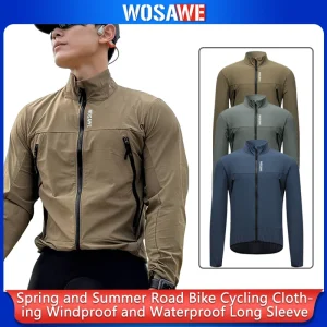 WOSAWE Spring/Summer Road Bike Cycling Jacket Windproof and Water-Resistant Long Sleeve Cycling Apparel for Men and Women - AliExpress Motorcycle Equipments