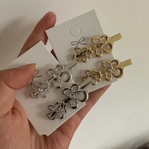 Duck Bill Hair Clip Metal Flower Rhinestone for Bangs Side Forehead Cool Cute Teen Girl Daily Wear Durable Accessories for Women - AliExpress Hair Care & Styling